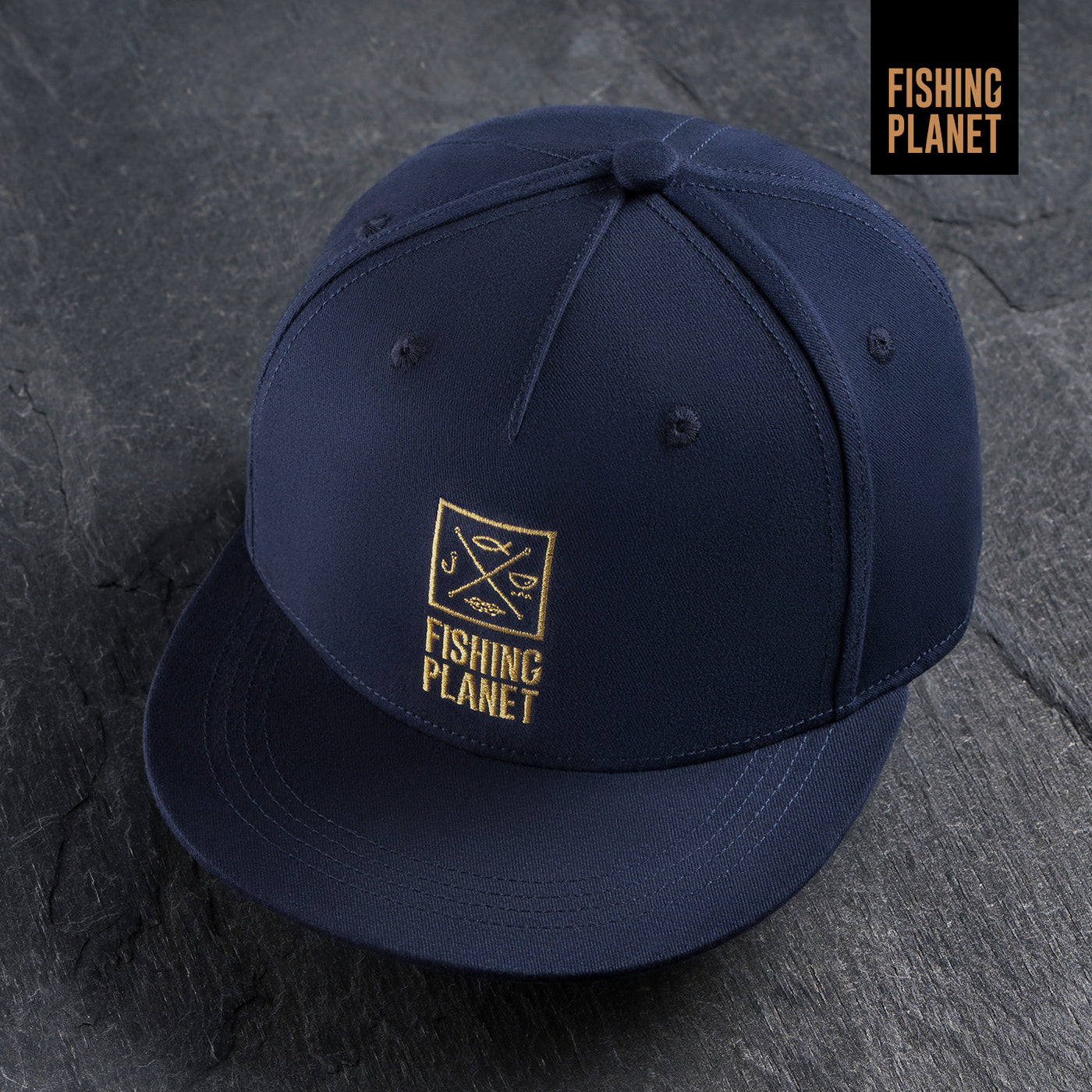 Navy blue snapback